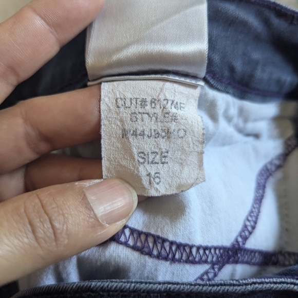 Not Your Daughter Jeans NYDJ Women 's Size 16 Bootcut Jeans Blue Lift Tuck Pants - Picture 12 of 13